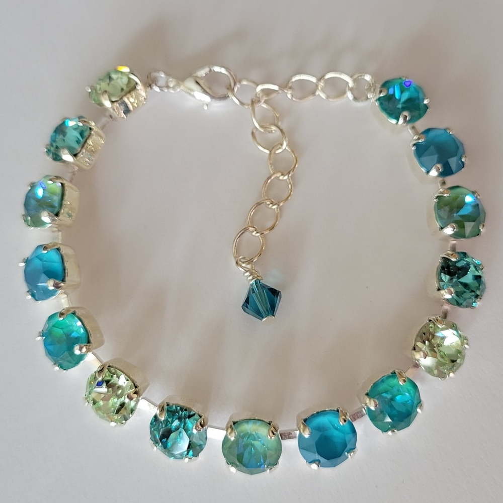 Austrian Crystal Tennis Bracelet - Picture 6 of 7
